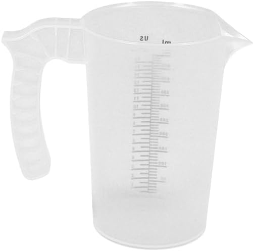 Valley Industries Multi-Purpose Measuring Pitcher – 16 oz / 500 mL, Food-Grade Polypropylene, Translucent