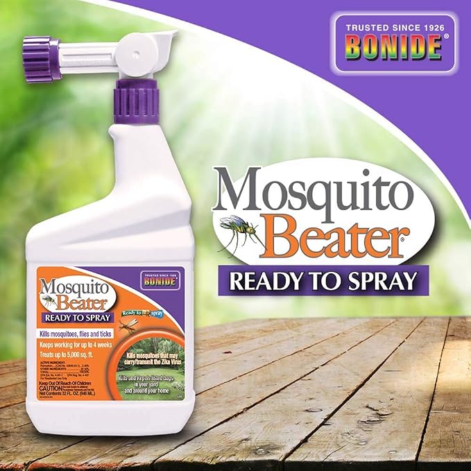 Bonide Mosquito Beater RTS 32 oz – Ready-to-Spray Mosquito & Insect Killer
