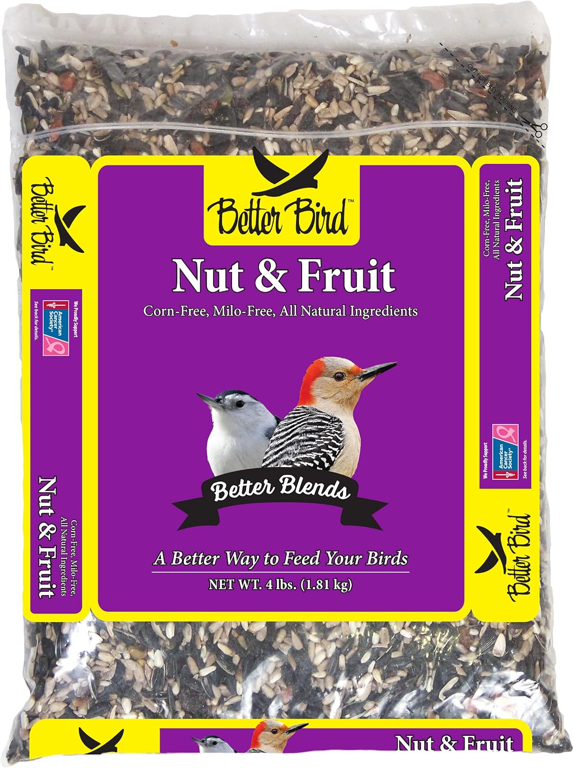 Better Bird Better Blends Nut and Fruit Bird Food – 4 lb