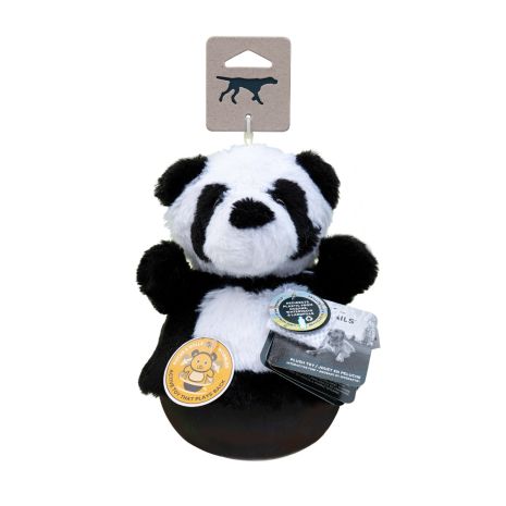 Tall Tails Roly Poly Panda Plush Dog Toy