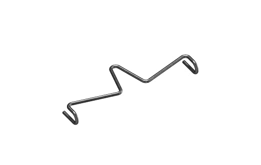 LockJawz TSWC-50 Spring Wire T-Post Clips 50 Pack – 12.5 Gauge Zinc-Coated Steel Fence Clips