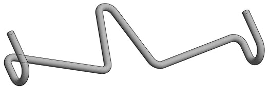 LockJawz TSWC-50 Spring Wire T-Post Clips 50 Pack – 12.5 Gauge Zinc-Coated Steel Fence Clips