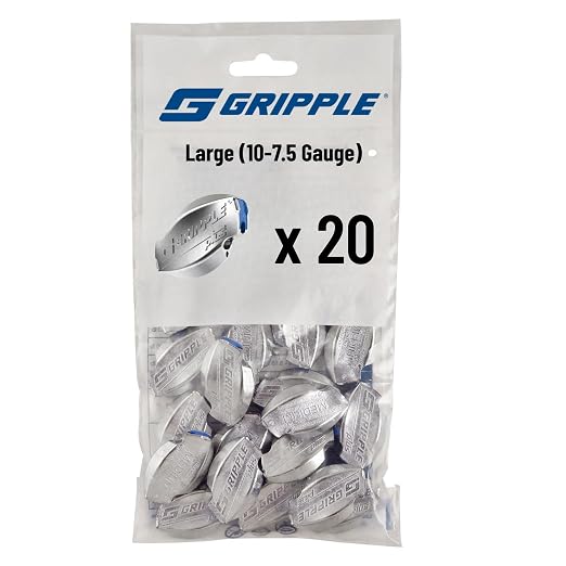 Dare Products 2883 Gripple Plus Large Wire Joiner & Tensioner – 10 Pack, 10–7.5 Gauge High-Tensile Fence Wire