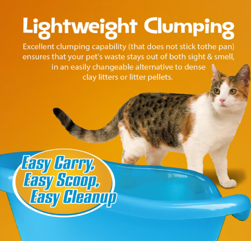 SmartCat All-Natural Clumping Corn + Wheat Cat Litter – Unscented & Clay-Free