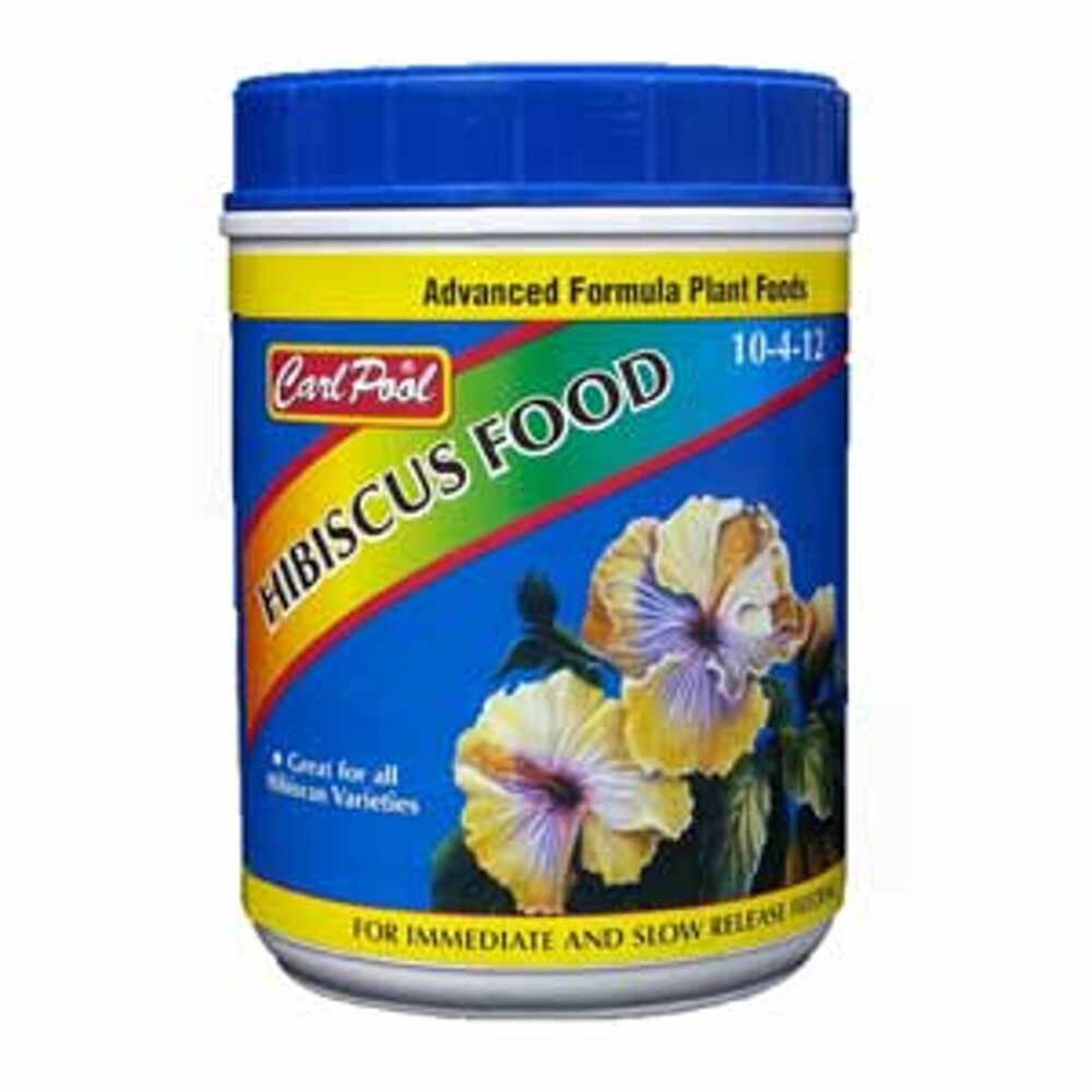 Carl Pool Hibiscus Food 10-4-12 4 lb – Granular Fertilizer for Hibiscus & Flowering Tropical Plants 
