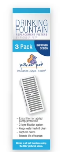Pioneer Pet T-Shaped Replacement Water Filters 