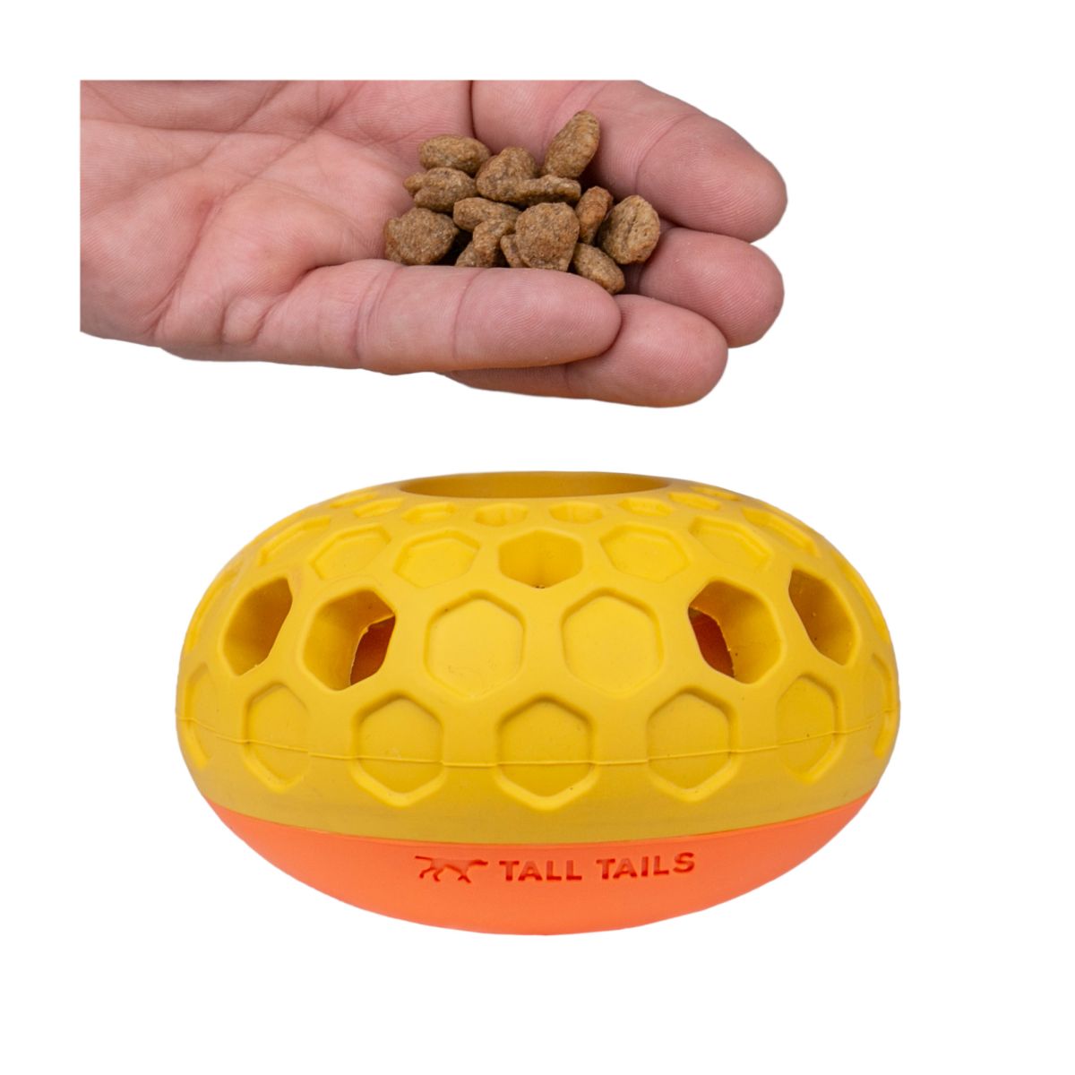 Tall Tails Natural Rubber Bee Hive Reward Dog Toy – 5 Inch