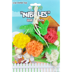 Small Animal Loofah Chew Toy — Bunch of Fruits — image 1