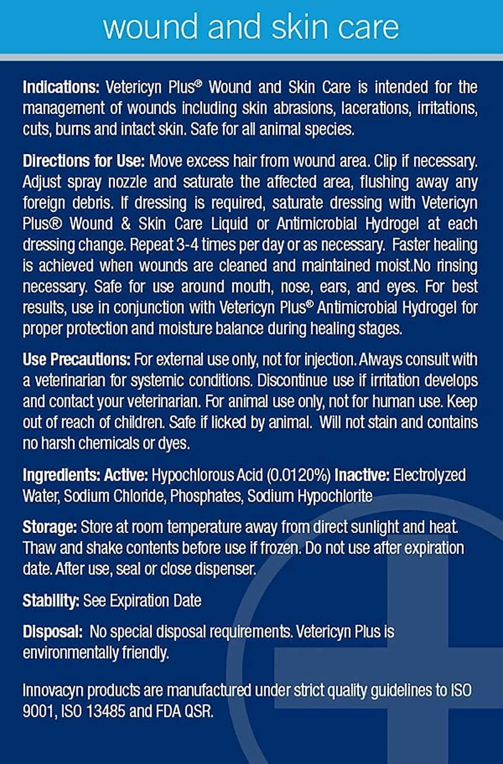 Vetericyn Plus Wound & Skin Care – 3 fl oz
