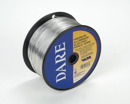 Dare Products 16 Gauge Aluminum Electric Fence Wire – 1/2 Mile 2,640 ft, Rust-Resistant High-Conductivity Fencing Wire
