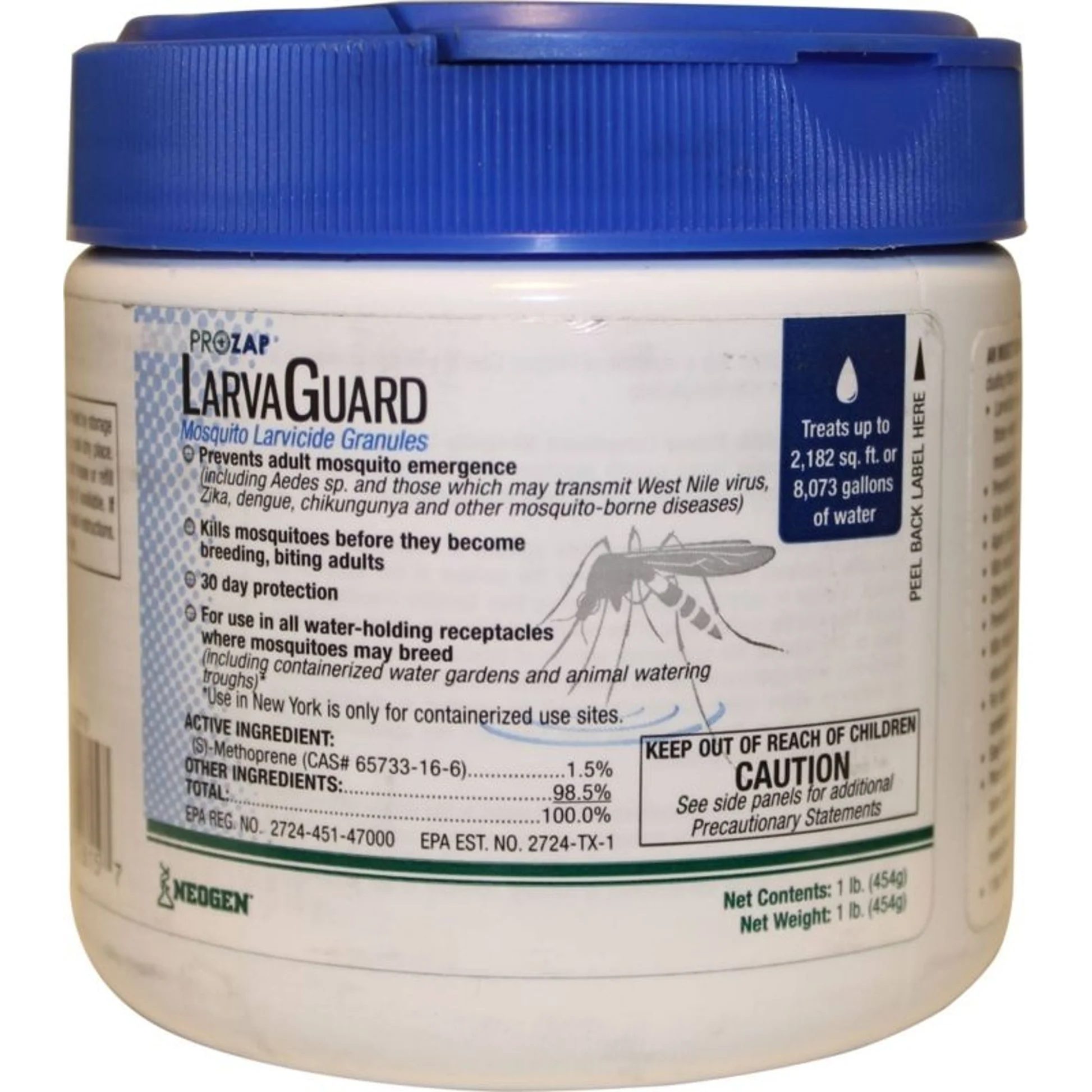 Prozap LarvaGuard Mosquito Larvicide Granules – 30-Day Mosquito Control for Standing Water