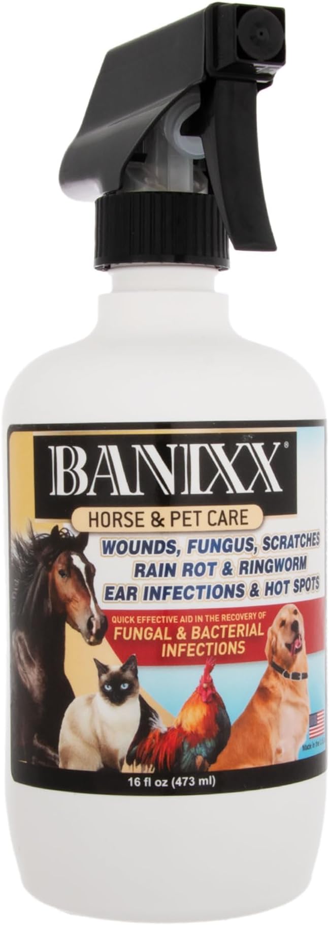 Banixx Horse & Pet Care for Fungal & Bacterial infections 16oz