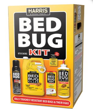 Harris Large Bed Bug Treatment Kit – Spray, Powder, Egg Killer & Traps