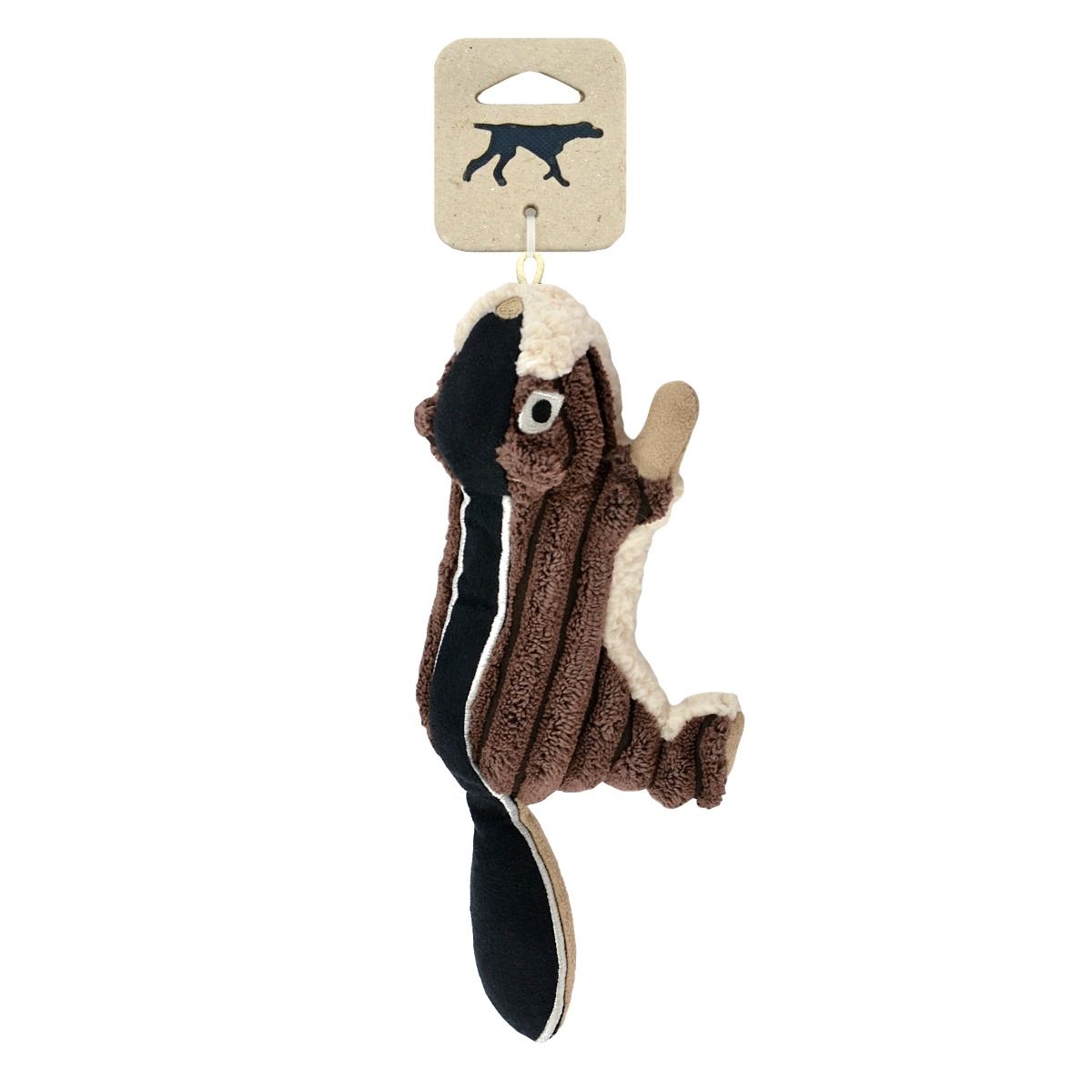 Tall Tails Chipmunk with Squeaker Plush Dog Toy – 5 Inch