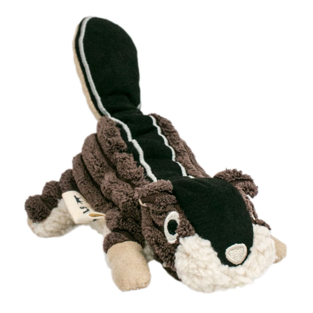 Tall Tails Chipmunk with Squeaker Plush Dog Toy – 5 Inch