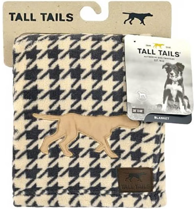 Tall Tails Houndstooth Dog Blanket