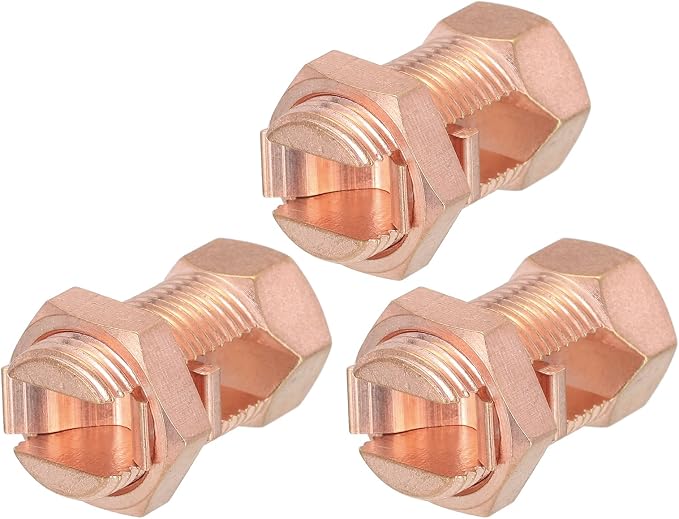 Dare 2083-3 Split Bolt Line Clamp 3 Pack – Zinc Electric Fence Wire & Grounding Connectors