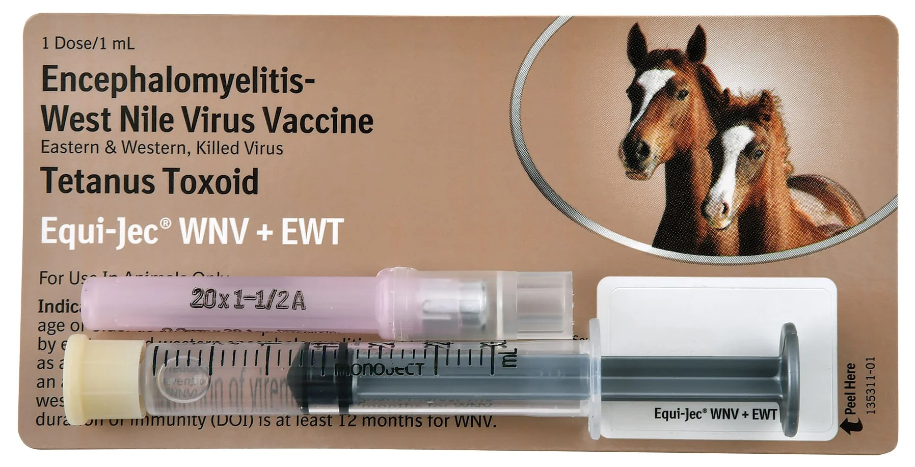 Equi-Jec WNV Plus EWT Equine Vaccine Single Dose