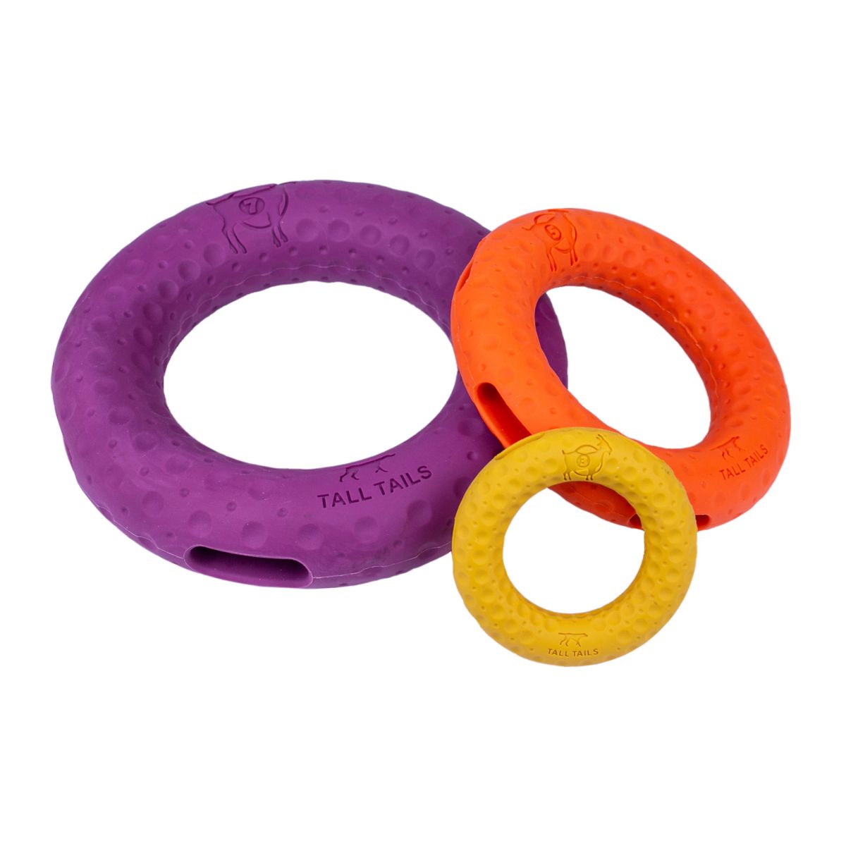Tall Tails GOAT Sport Ring Fetch Dog Toy – 7 Inch