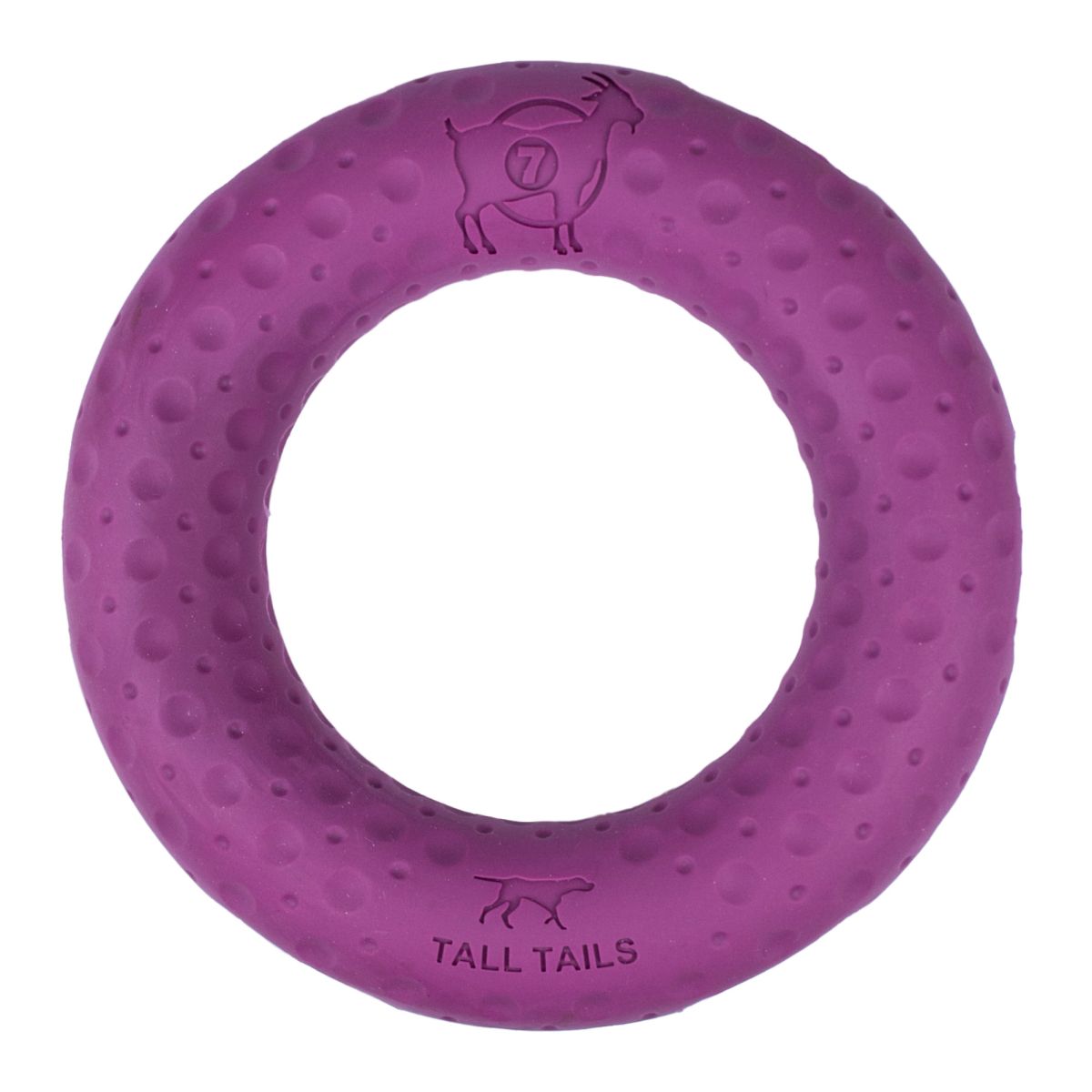 Tall Tails GOAT Sport Ring Fetch Dog Toy – 7 Inch