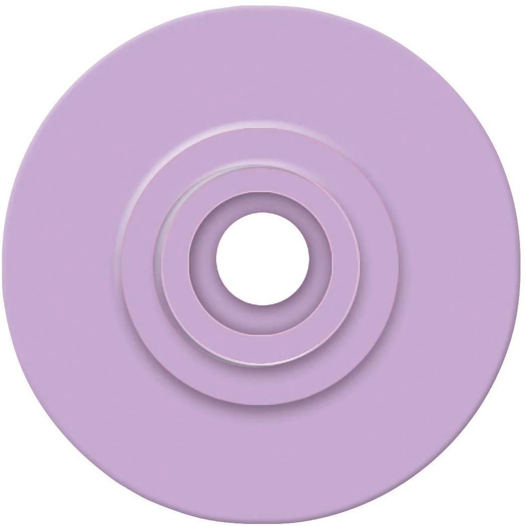 Allflex Global Small Female Livestock Ear Tag Buttons – purple Blank Replacement Tags, 25 Pack