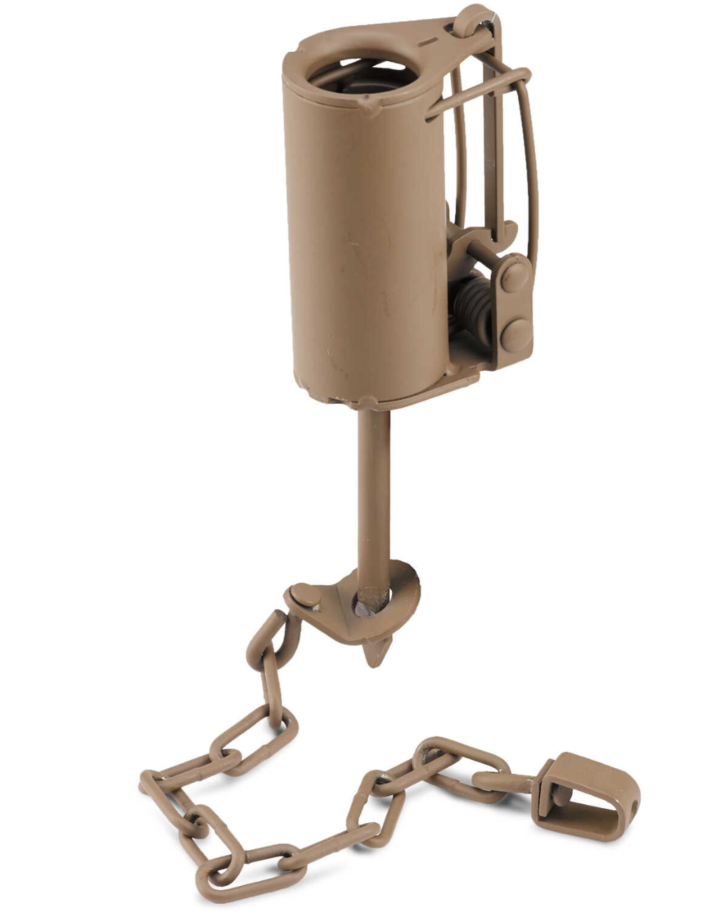 Duke 0510 Dog-Proof Raccoon Trap – Heavy-Duty Steel Coil Spring Pull-Trigger Trap