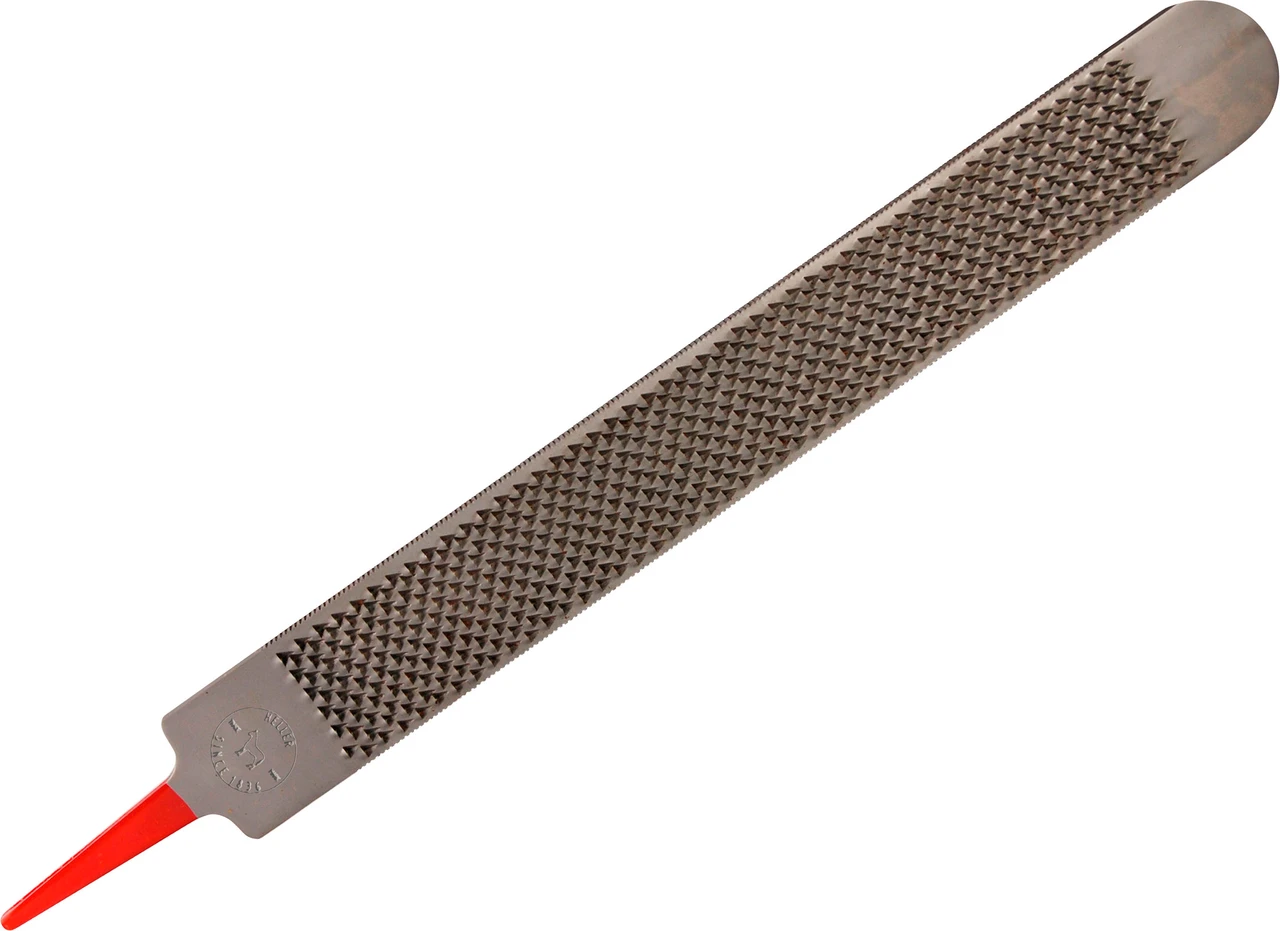 Heller Red Tang 14" Farrier Hoof Rasp – Professional Horse Hoof File for Hard & Dry Hooves