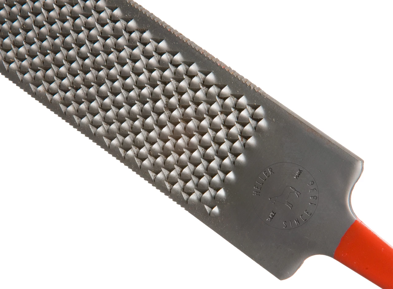 Heller Red Tang 14" Farrier Hoof Rasp – Professional Horse Hoof File for Hard & Dry Hooves