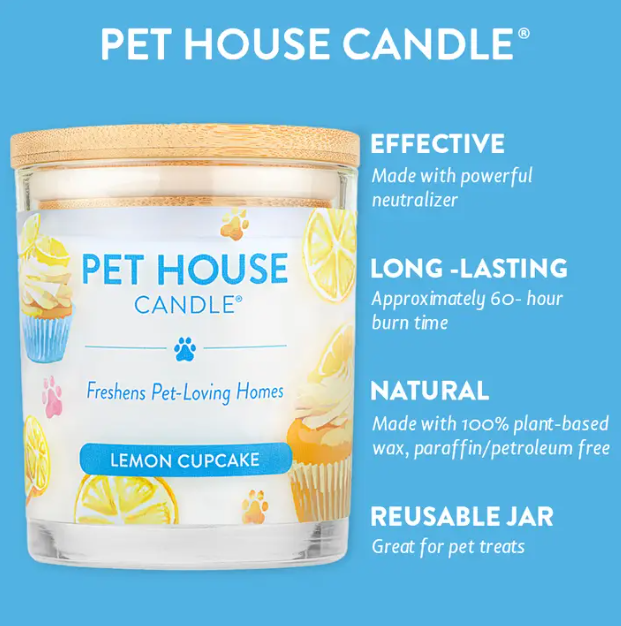 One Fur All® Pet House Candle – Lemon Cupcake, 9 oz — image 2