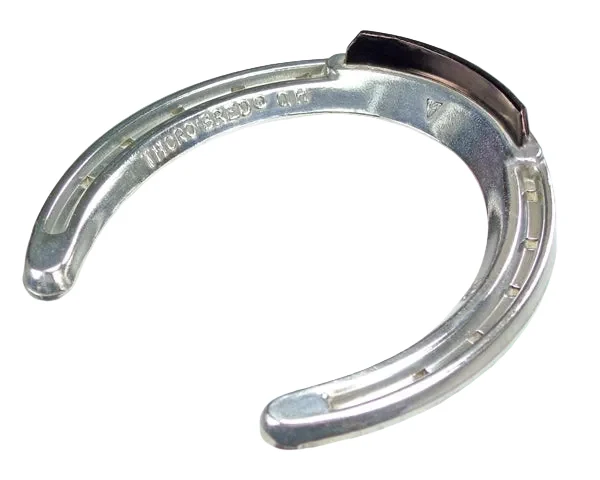 Thoro’Bred Quarter Horse Aluminum Hind Racing Horseshoes – Size 6, 2 Pairs