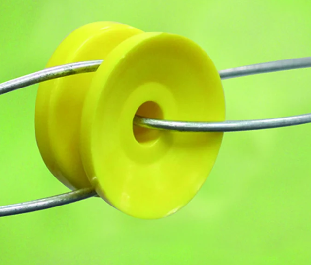 Patriot Corner Bobbin Insulator – Yellow
