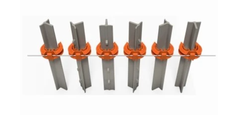 Dare Products LockJawz T-360 Orange Electric Fence T-Post Insulators – 25 Pack, 360° Universal Mount