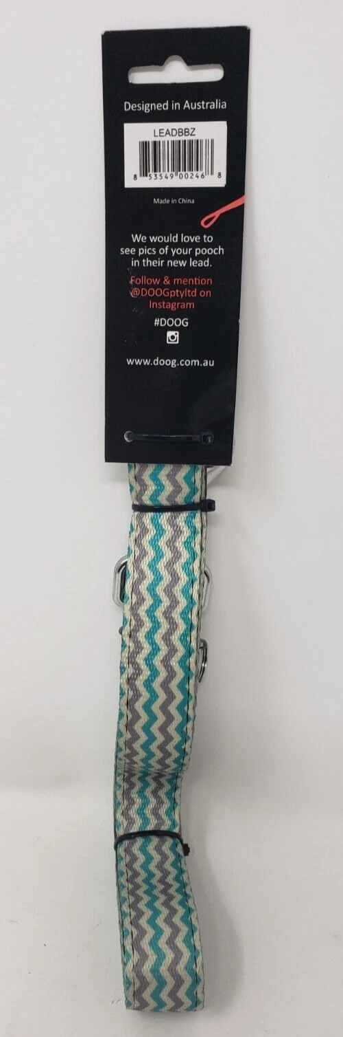 DOOG Neoprene BENJI Dog Leash – Large, Soft, Lightweight & Water-Friendly