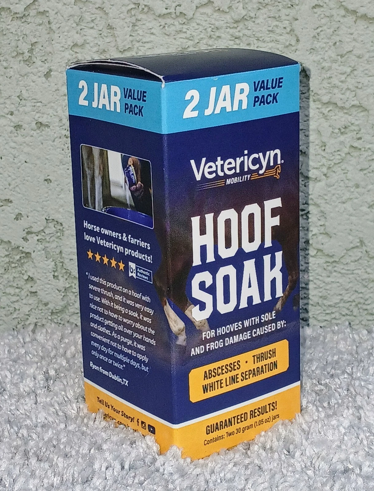 Vetericyn Mobility Hoof Soak – 30 g, 2-Pack