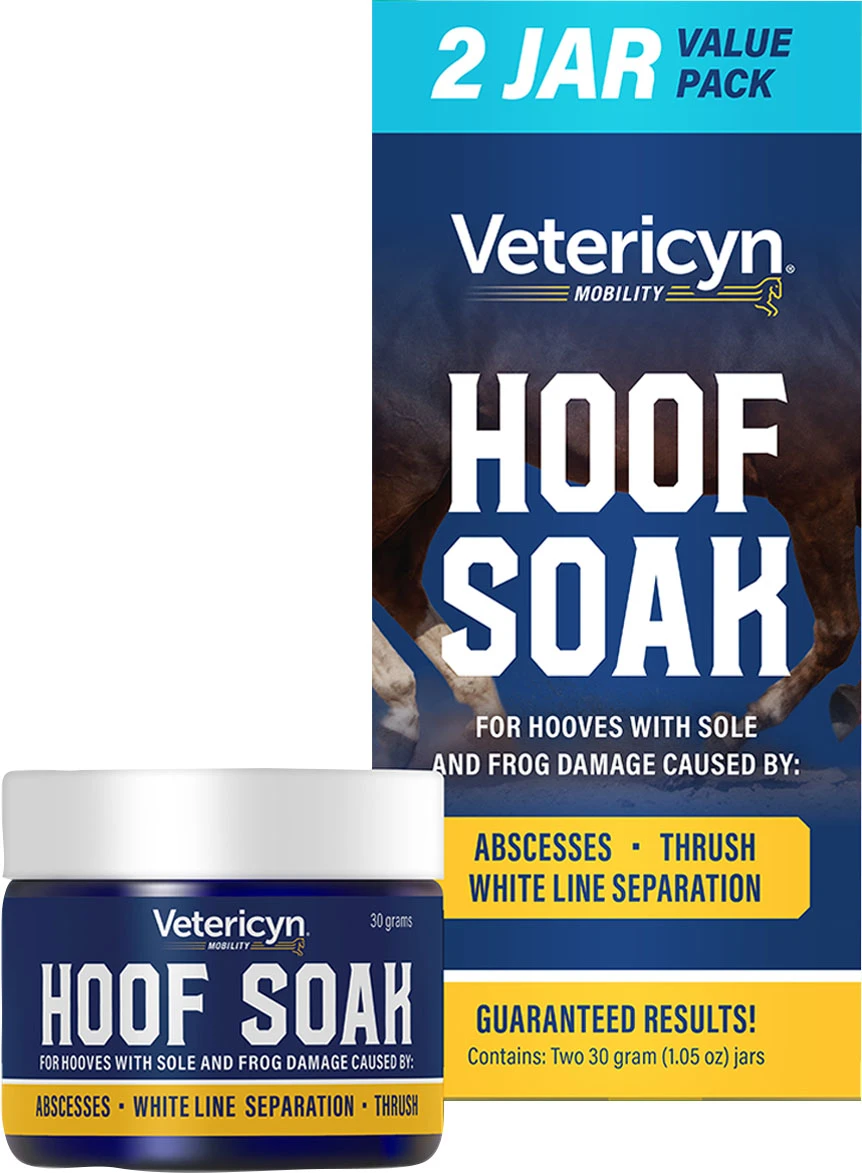 Vetericyn Mobility Hoof Soak – 30 g, 2-Pack