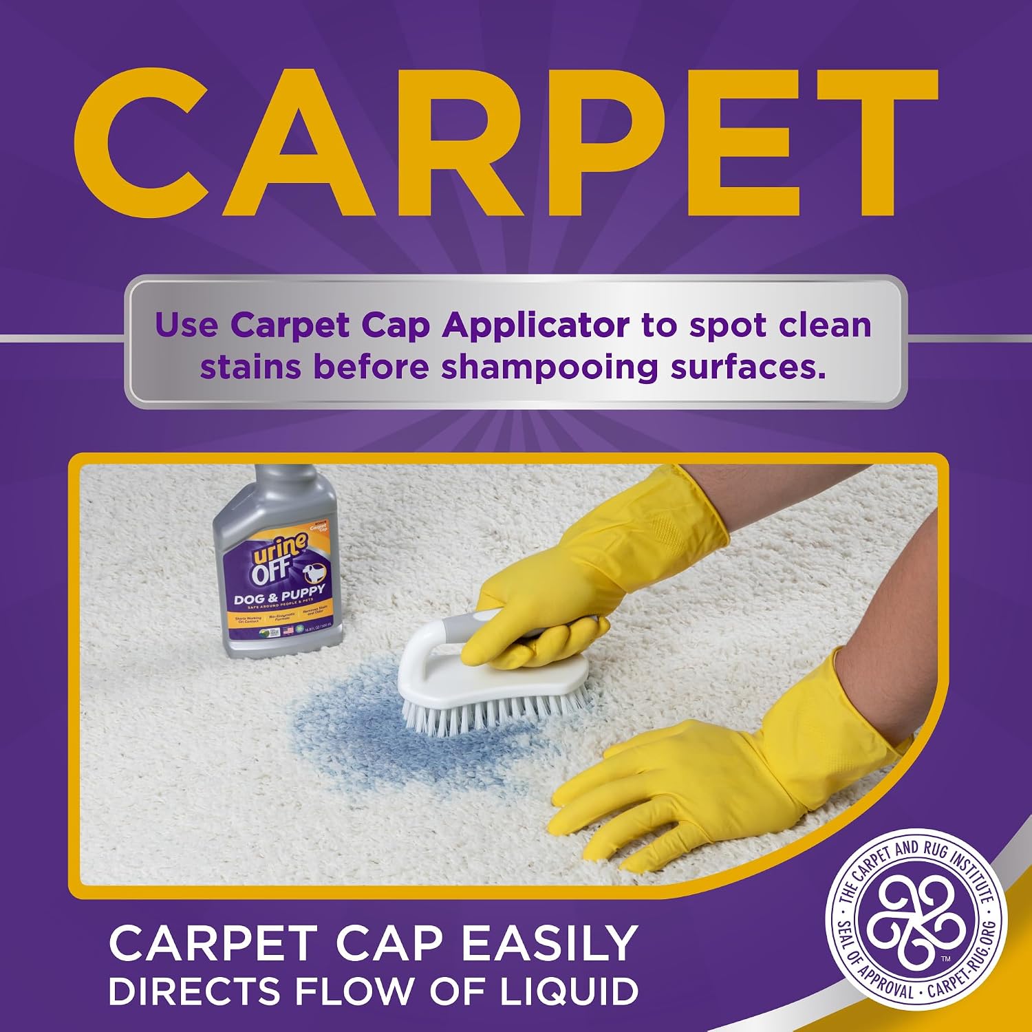 Urine Off Dog & Puppy Stain & Odor Remover – Bio-Enzymatic Pet Urine Cleaner & Odor Eliminator