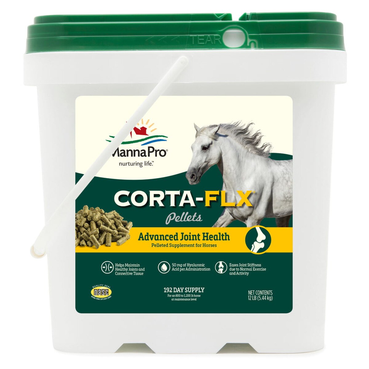  Manna Pro Corta-Flx Equine Joint Supplement Pellets, 12 lb Bag