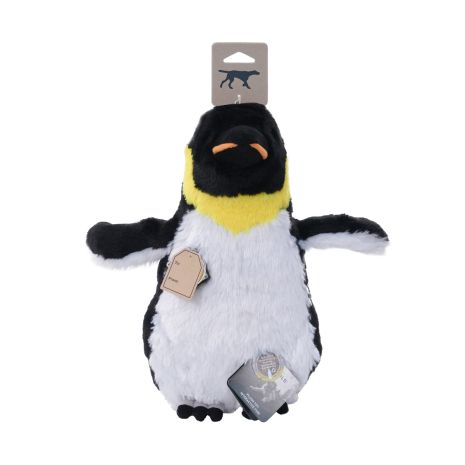 Tall Tails Emperor Penguin Squeaker Plush Dog Toy – 14 Inch
