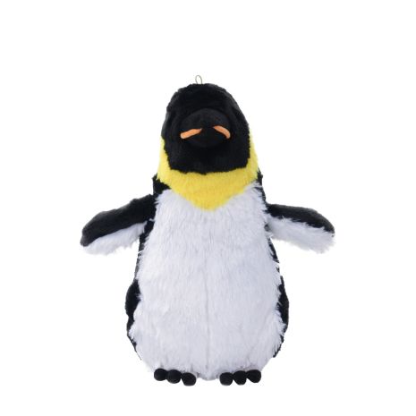 Tall Tails Emperor Penguin Squeaker Plush Dog Toy – 14 Inch