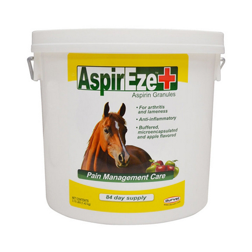 Durvet AspirEze Plus Apple-Flavored Aspirin Granules for Horses – 3.15 lb