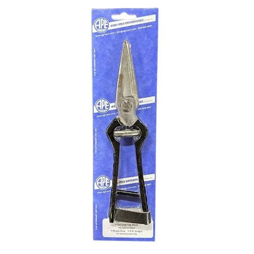 Agri-Pro Serrated Hoof Rot Shears – Stainless Steel Livestock Hoof Trimmers for Sheep & Goats