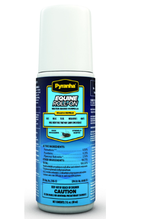 Pyranha Equine Fly Repellent Roll-On – 3 oz