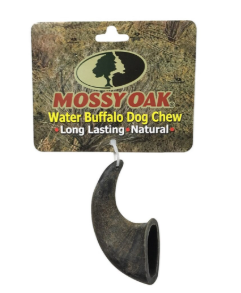 Mossy Oak Water Buffalo Horn Dog Chew – Small, Natural Long-Lasting Chew — image 1