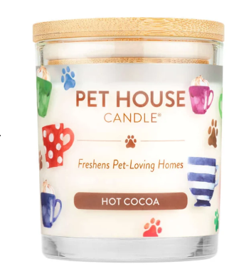 One Fur All® Pet House Candle – Hot Cocoa, 9 oz