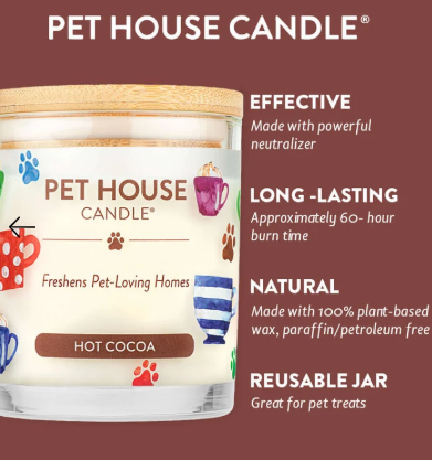 One Fur All® Pet House Candle – Hot Cocoa, 9 oz — image 2
