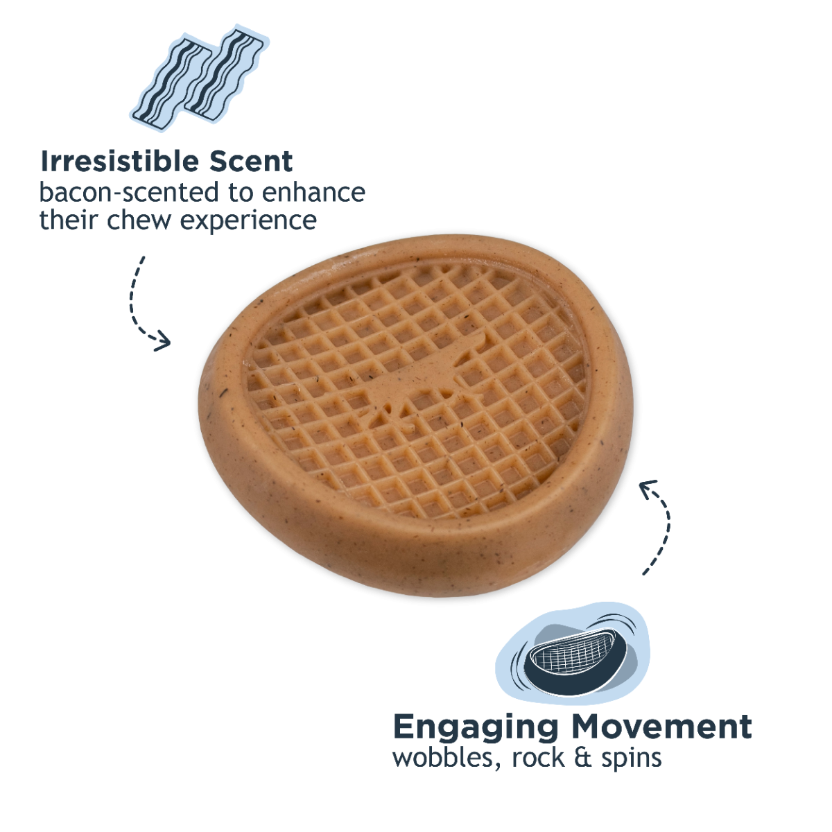 Tall Tails Wiggle Waffle Chew Dog Toy
