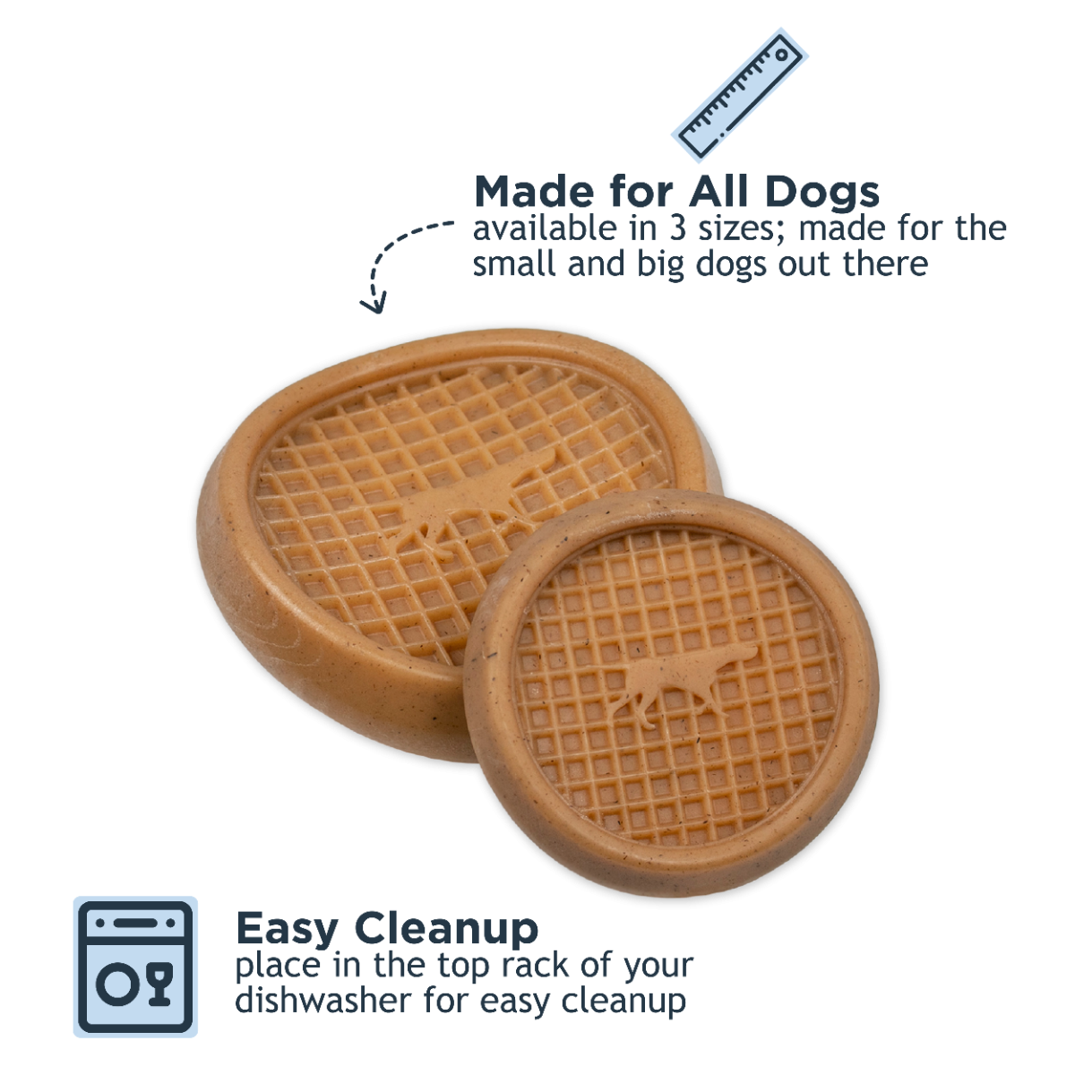 Tall Tails Wiggle Waffle Chew Dog Toy