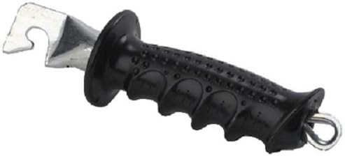 Dare Products 1793 Old Ironsides Heavy Duty Electric Fence Gate Handle – Black Steel-Cased Insulated Handle
