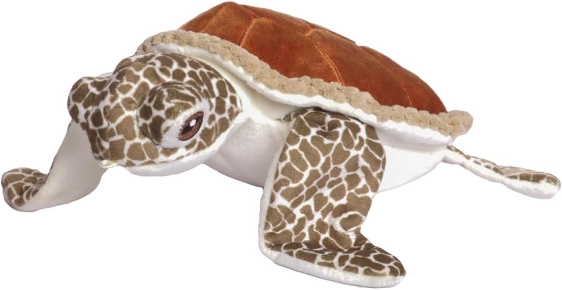 Tall Tails Plush Animated Sea Turtle Dog Toy – 10 Inch