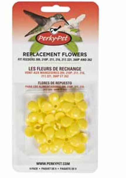 Perky-Pet® Small Yellow Replacement Flowers